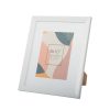 Finny 8x10 Inch White with 5x7 Inch Opening