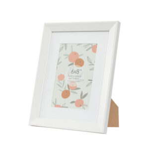 Finny 6x8 Inch White with 4x6 Inch Opening