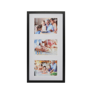 Moments 10x20 Inch Black with 3 5x7 Inch Openings