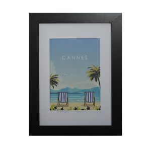 Vista A3 Frame with A4 Opening Black