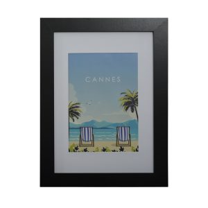 Vista A3 Frame with A4 Opening Black