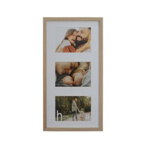 Home 10x20 Inch Oak with 3 5x7 Inch